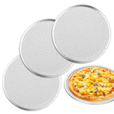 tchrules pizza screen 3pc set front view for versatile oven use