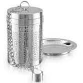 Teabloom geometric-blossom tea infuser for precise brewing of delicate white teas.