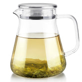Teabloom One-Touch tea maker on stovetop for quick, pure brewing