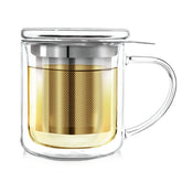 Teabloom Personal Tea Maker insulated cup with double-wall design preserves heat