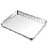 TeamFar baking sheet with large 17.6x13 inch surface for cooking family-sized meals.