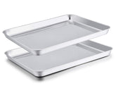 TeamFar baking sheet outer 16x12x1 inches for versatile roasting.