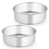 TeamFar cake pans with 8.5 inch external diameter for durable layered cakes