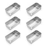 TeamFar mini loaf pans six-pack for even baking and portion control