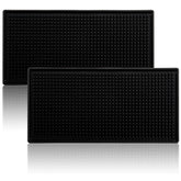 Tebery bar mat 12x6 inches keeps glasses stable and speeds drying.