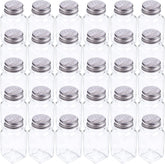 Tebery glass salt and pepper shakers with mushroom tops for elegant table service and easy refills