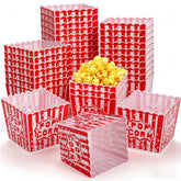 Tebery popcorn boxes 30-pack set for movie nights and parties.
