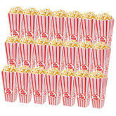 Tebery open-top popcorn boxes for easy movie night serving.