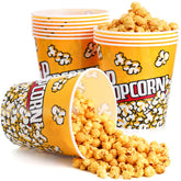 Tebery popcorn buckets 12-pack for reusable movie-night snacks.