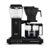 Technivorm Moccamaster KBGV 10-Cup Black on counter ready for daily brewing.
