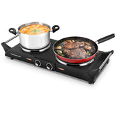 Techwood ES-3203 two-ring hob for versatile home cooking