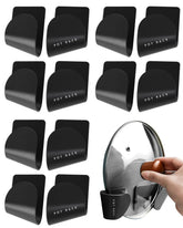 Tendiren pot lid organizer wall mount holds lids neatly to save counter space.