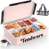 TENDWARE Snackle Box lid open for quick cleaning and access.