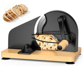 TENGIZUOHZ manual bread slicer with adjustable thickness for precise bread slices.
