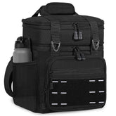 TENKIST lunch box cooler bag front view with tactical patch area for customization.