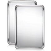 Terlulu baking sheet set outer view highlighting durable stainless steel for everyday baking.