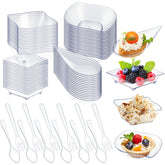 Tessco for you mini appetizer plates display appetizers clearly and stylishly