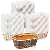 Tessco for you paper loaf pan 60-pack for bread and cake