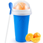 Tgosomt slushie maker cups in blue 210ml for quick, semi-frozen drinks at home.
