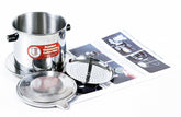 Thang Long Vietnamese coffee filter with 8oz gravity insert for hot or iced brews.