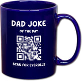 That's So Dad Daily Dad Joke Mug with QR code, unlocks a new joke daily.