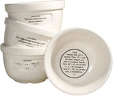 The Unemployed Philosophers Guild proof bowls with Euclid design for clever dessert presentation.