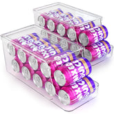 theaoo soda can dispenser front view showing accessible front lip