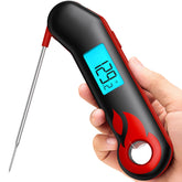 ThermoMaven quick-read thermometer showing fast 0.5s readings for confident grilling