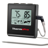 ThermoPro TP16 display for quick temperature readouts during grilling