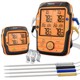 ThermoPro TP27 with four color-coded probes for easy identification during grilling.