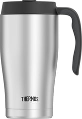 THERMOS 22 oz mug with flip-up lid for easy on-the-go use