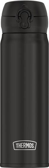 THERMOS Direct Drink Bottle black body showing durable stainless steel and temperature retention.