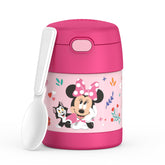 Thermos FUNtainer 10oz Minnie lid with foldable spoon promotes easy, mess-free snacking at school