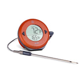 ThermoWorks DOT alarm thermometer display for easy temperature reading.