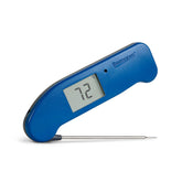 ThermoWorks Thermapen ONE Nautical Blue display shows quick temperature reading for cooking precision.