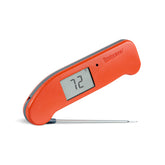 Thermapen ONE extended probe enabling precise grill checks.
