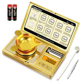 THINKSCALE digital milligram scale with backlit LCD for precise jewelry weighing