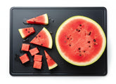Thirteen Chefs professional 24x18 grooved board top view for grilling prep