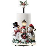 Thyle Snowman paper towel holder base provides stable countertop support.