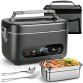 THZDMI 1.2L lunch box top view, compact for office meals on the go
