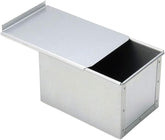Tiger Crown bread mold silver with sliding lid for even baking.