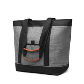 TIIOCTI large insulated cooler bag with aluminum foil lining keeps groceries cold for hours.