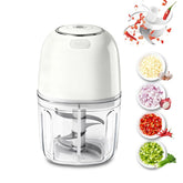 Tiiyee electric garlic chopper with 350ml bowl for quick meal prep