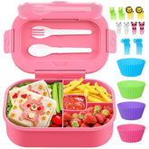TIME4DEALS Bento Box with four compartments for balanced meals on the go.