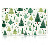 Tinideya Christmas tree drying mat on kitchen counter absorbs moisture quickly.