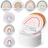 Tioncy 24-piece coaster set in packaging ready for gifting.