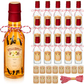 Tioncy 16-piece vanilla bottle set, clear 5 oz jars perfect for homemade extracts.