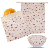 Tirphy 3-pack bread bags setup demonstrates organized, eco-friendly bread storage.