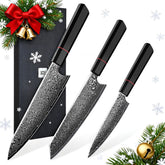 TIVOLI Damascus chef knife with VG10 core for precise slicing