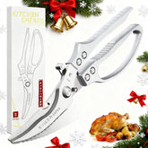 TIVOLI Poultry Shears blades close-up for clean, precise cuts.